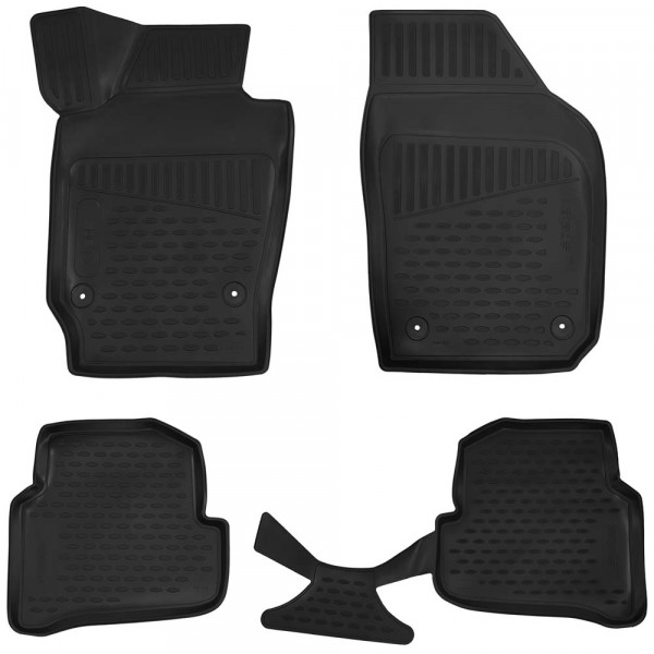 3D-Allwettermatte 4-tlg. passend für Skoda Fabia III Kombi ab 01/2015 bis 08/2021