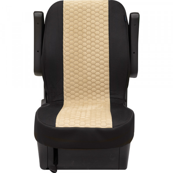 Hexagon Einzelsitz hinten beige passend für Peugeot Expert 5-9 Sitzer ab 01/1999 bis 02/2007