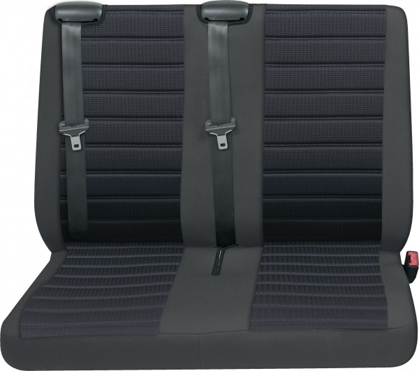 Inn Doppelsitz hinten grau passend für VW T5 Multivan, kurzer Radstand ab 05/2003 bis 08/2014