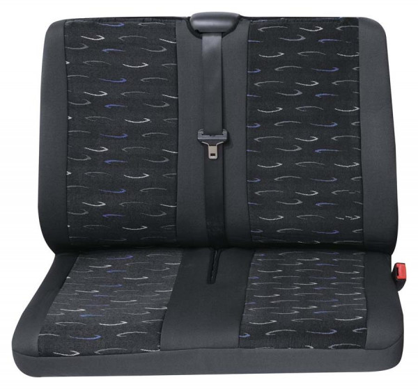 Profi2 Doppelsitz hinten blau passend für Citroen Jumpy 2-3 Sitzer ab 01/1999 bis 12/2002