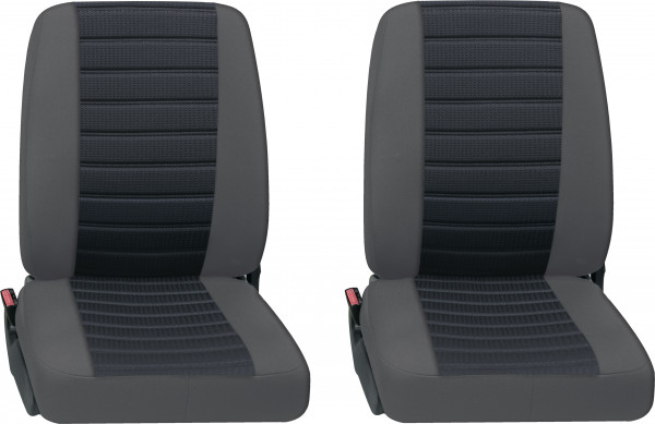 Inn 2x Einzelsitz vorne 2-tlg. grau passend für Nissan Townstar ab 01/2022 bis jetzt