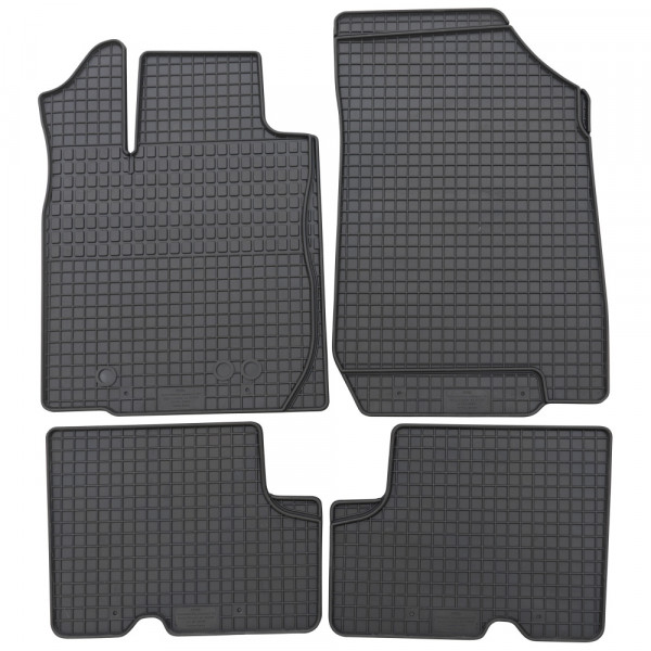 Gummimatte Passform 4-tlg. passend für Dacia Duster 4x2 ab 03/2010 bis 12/2013
