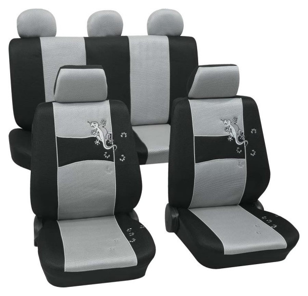 Gecko Komplettset grau passend für Dodge Nitro ab 06/2007 bis 12/2011