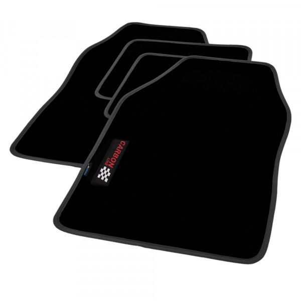 Carbon Autoteppich Größe 0 schwarz passend für Seat Leon ST Kombi ab 11/2013 bis 03/2020