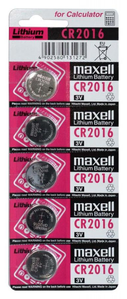 Maxell Lithium 2016 5er Blister