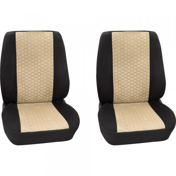 Hexagon 2x Einzelsitz vorne 2-tlg. beige passend für Renault Kangoo II Express ab 01/2008 bis 05/202