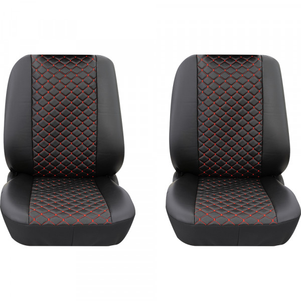 Colorado 2x Einzelsitz vorne T5/T6 rot passend für VW T6 Multivan langer Radstand ab 06/2015 bis jet