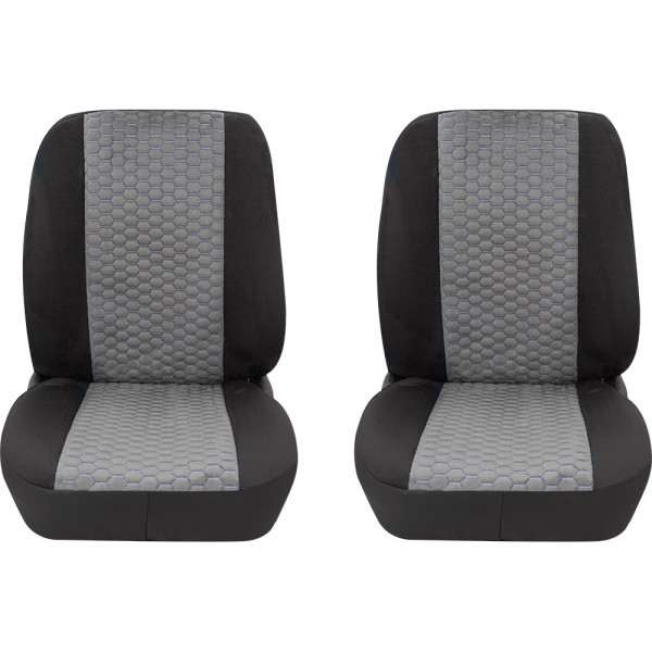 Hexagon 2x Einzelsitz vorne T5/T6 grau passend für VW T5 Multivan, kurzer Radstand ab 05/2003 bis 08