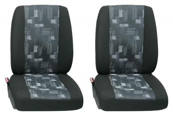 Isar 2x Einzelsitz vorne 2-tlg. grau passend für VW T6 Kastenwagen kurzer Radstand ab 06/2015 bis je