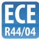 Alle unsere Kinderrückhaltesysteme sind geprüft und freigegeben und erfüllen die Vorgaben der aktuellsten ECE-Regelung Nr. 44/04. Kindersitz geprüft nach ECE-R44/04